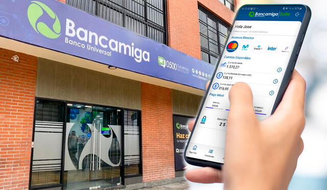 El pago móvil de Bancamiga te opermitirá enviar dinero más fácilmente y sin riesgos. Foto: composición LR / Banca y Negocios / Bancamiga