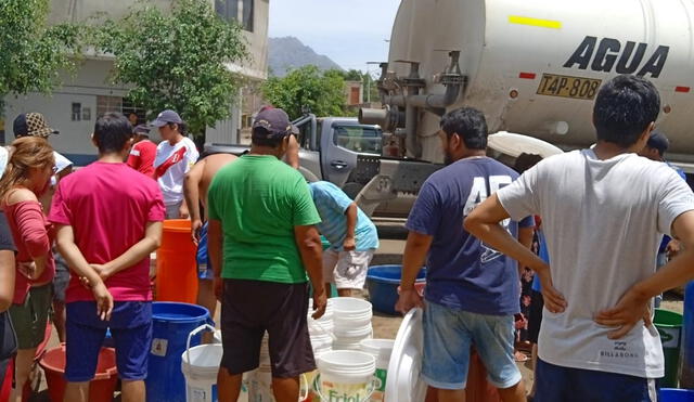 Sedalib no se abastece para repartir agua en cisternas. Foto: Erlin García/Facebook