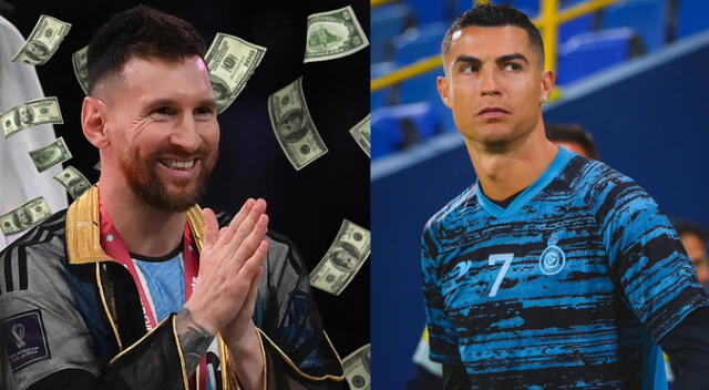 Lionel Messi estaría pidiendo un salario mucho mayor al de Cristiano Ronaldo. Foto: composición AFP/Al-Nassr/GLR