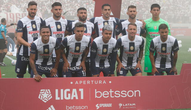 Alianza Lima se ubica en el segundo lugar del Apertura. Foto: GLR