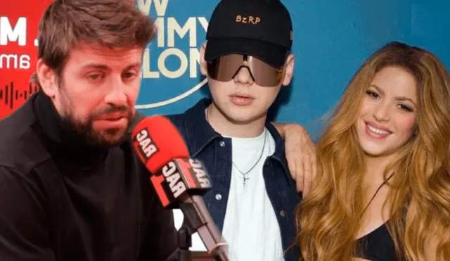 Gerard Piqué no quiere dar más declaraciones sobre Shakira. Foto: composición LR/El Món RAC 1/Instagram/Shakira