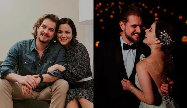 Karina Jordán y Diego Seyfarth contrajeron matrimonio en junio de 2022 tras ser postergado por la pandemia. Foto: composición LR/Karina Jordán/Instagram