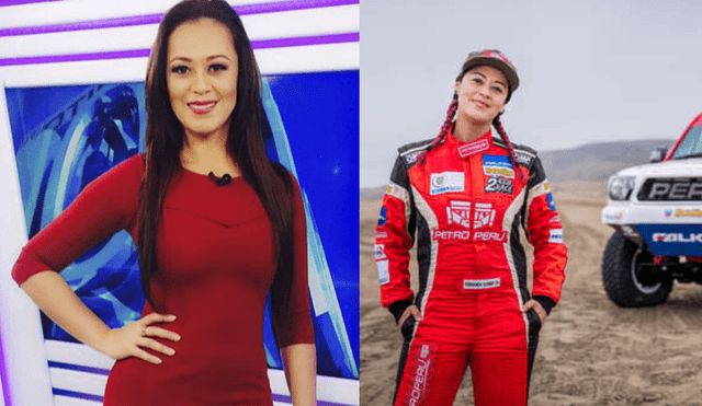 Fernanda Kanno dejó la televisión por su carrera como piloto. Foto: composició LR/IG de Fernanda Kanno