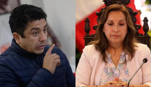 Guillermo Bermejo cuestionó que Dina Boluarte juramentara hasta el 2026. Foto: composición LR