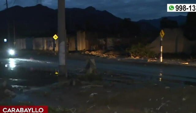 Según un vecino que vive hace años en esta zona, no se había suscitado un huaico de tal magnitud desde 1998. VIDEO: América TV