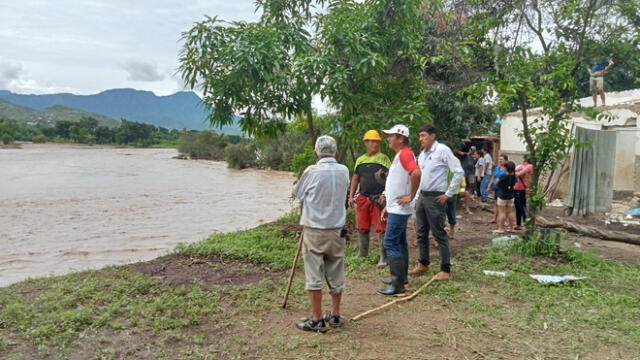 Crecida de ríos y quebradas causó aislamiento de dos caseríos de Chongoyape. Foto: La República
