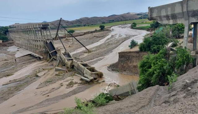 El canal aéreo tenía una altura de 12 metros. Foto: Chimbote en la Web