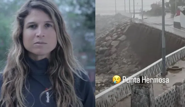 Sofía Mulanovich pide ayuda para Punta Hermosa. Foto: difusión/Instagram de Sofía Mulanovich