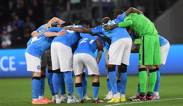 Napoli pasó a la siguiente ronda de la Champions League tras ganar 5-0 en el global al Frankfurt. Foto: Oficial SSC Napoli