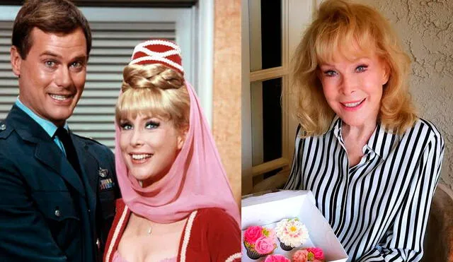 Bárbara Eden contó cuál es la rutina que ha practicado a lo largo de los años. Foto: composición LR/T13/Barbara Eden/Instagram