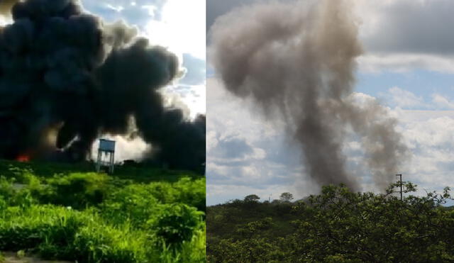 Detonaciones se registraron desde las 7.00 a. m. Foto: Diresa Tumbes