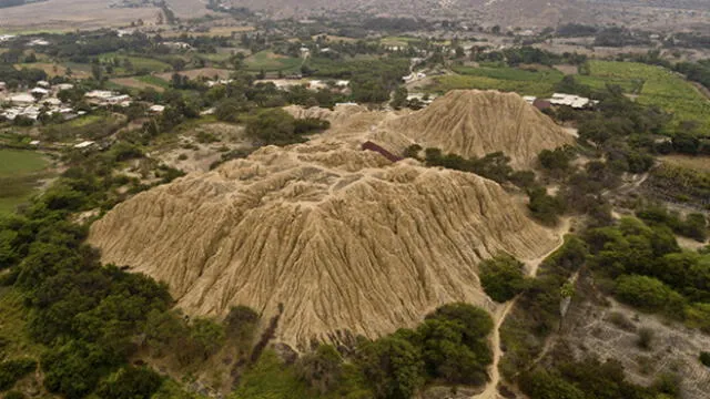 Huaca El Loro en peligro. Foto: gob.pe