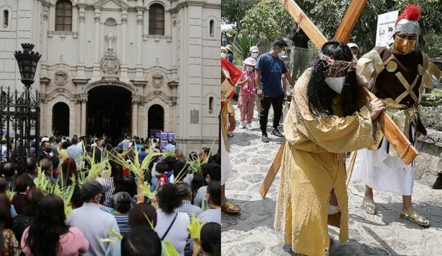 La Semana Santa en Perú irá desde el domingo 2 de abril hasta el 8 del mismo mes. Foto: composición LR/La República