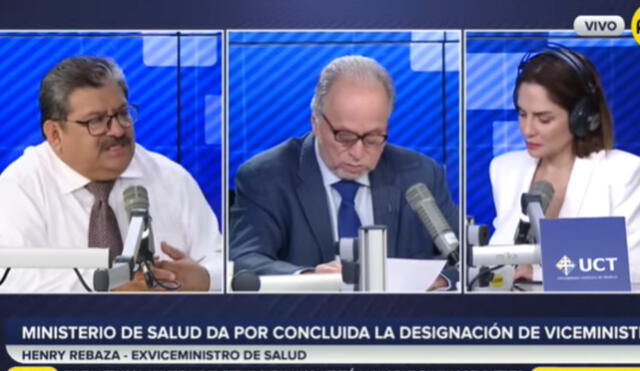 El viceministro Henry Herbaza cuestionó su salida del Ministerio de Salud tras ser acusado de libar alcohol. Foto: captura RPP