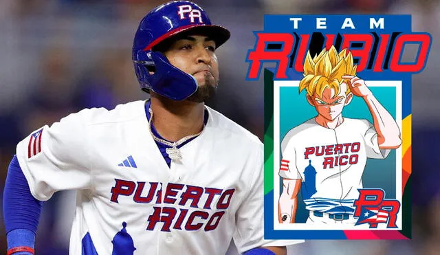 Conoce AQUÍ la historia de por qué Puerto Rico se hace llamar 'Team Rubio' desde el 2017. Foto: composición LR/ AFP/ @IsraelPR24/ Twitter