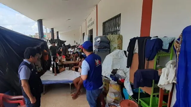 Personal de la Defensoría del Pueblo atendió a personas damnificadas en Jayanca. Foto: Defensoría del Pueblo
