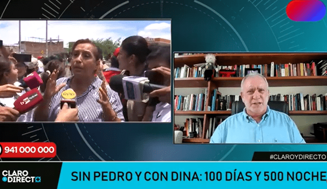 Augusto Álvarez Rodrich hizo un balance de los 100 días de Boluarte, así como del golpe de Castillo. Foto: captura Claro y Directo/La República