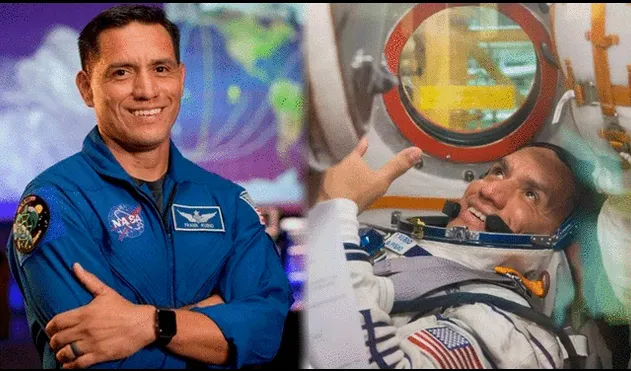 Fran Rubio viajó al espacio bajo el rango de teniente coronel del Ejército estadounidense. Foto: composición LR / Clarín / Pulso Capital