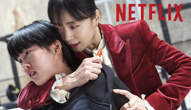 Una mujer lleva una doble vida en la película de acción "Boksoon debe morir". Foto: Netflix
