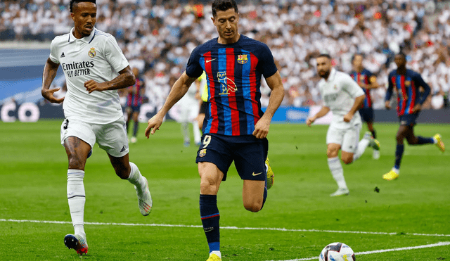 Barcelona vs. Real Madrid se enfrentan en el Spotify Camp Nou. Foto: EFE
