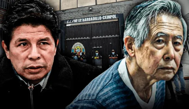 Pedro Castillo y Alberto Fujimori son los únicos reclusos del penal Barbadillo. Foto: composición La República