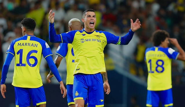 Cristiano Ronaldo llegó a los nueve goles en la Liga Saudí. Foto: Al Nassr