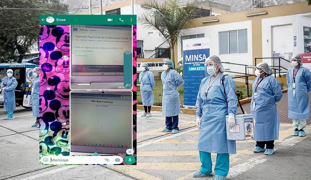 Enfermeras denuncian fallas en examen virtual. Foto: Cortesía