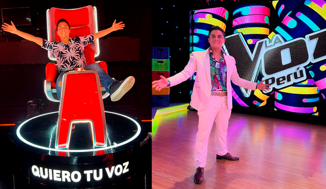 Luis Manuel Valdiviezo, cantante de cumbia, es el nuevo ganador de La Voz Perú. Foto:  composición LR