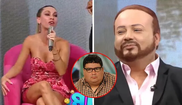 Belén Estévez arremete contra Alfredo Benavides en vivo. Foto: composición LR/ Capturas de ATV/ Infobae - Video: ATV