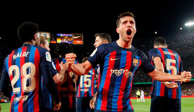 Los azulgranas sacaron una importante victoria ante los merengues en el Camp Nou. Foto: EFE