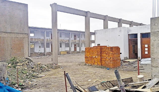 Frenadas. Obras en colegios están retrasadas. Foto: La República