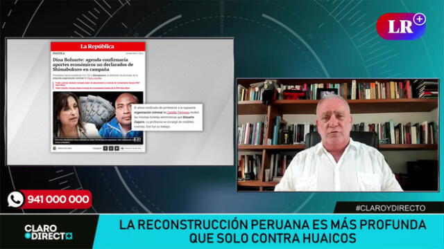 Augusto Álvarez Rodrich sobre la situación política del país. Foto: captura LR+/Video: LR+