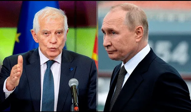 Borrell declaró luego de la orden de arresto de la CPI tras considerar a Putin como responsable de crímenes de guerra en Ucrania. Foto: composición LR / CNN / El Universal