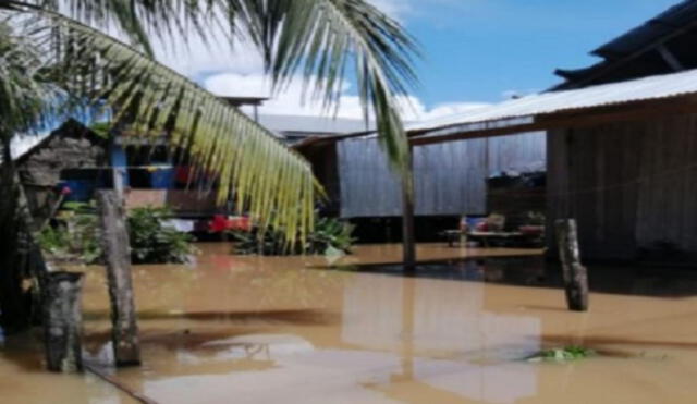 Inundación en Loreto. Foto: Andina