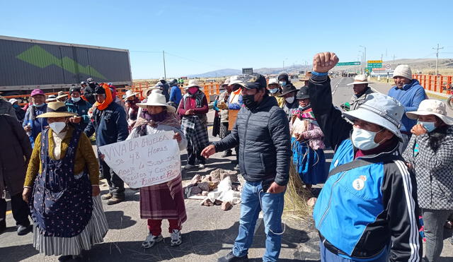 Continúan las protestas contra el Gobierno de Dina Boluarte en Puno. Foto: referencial/archivo/La República