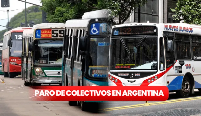 Revisa la fecha y duración del nuevo paro de colectivos en Argentina. Foto: Composición LR/TyC Sports