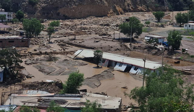 Huaicos han causado grandes daños en la zona de Canta. Foto: Omar Coca/URPI-LR