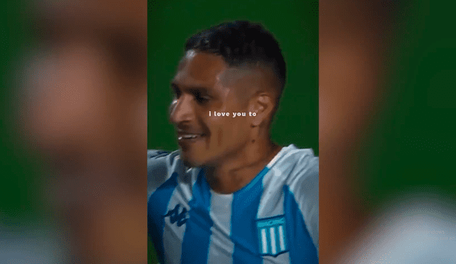 Paolo Guerrero lleva dos goles con el club de Avellaneda. Foto: captura Racing / Video: Racing