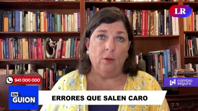 Rosa María Palacios se refiere a 'el Español' y a Raúl Alfaro. Foto: captura LR+/Video: LR+
