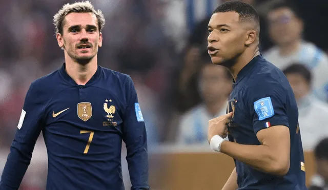 Antoine Griezmann y Kylian Mbappé fueron campeones en Rusia 2018. Foto: composición LR/AFP