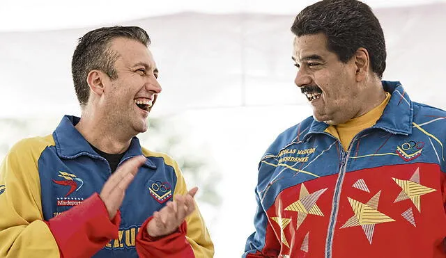 De cómplices a enemigos. Tareck El Aissami celebra con Maduro cuando todo era felicidad. Ahora es un “colaborador eficaz” porque sabe demasiado. Foto: EFE