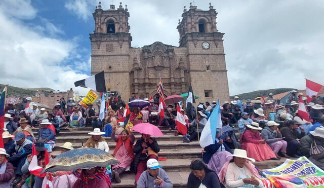 Protesta. En Puno se acata por 48 horas paro seco. Foto: La República