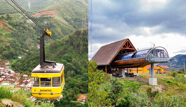 El primer teleférico del Perú cuenta con 26 cabinas para 8 ocupantes cada una. Foto: composición LR/Telecabinas Kuélap/Boleto Machu Picchu