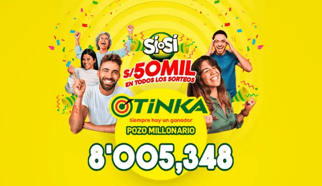 Números ganadores, sorteo Sí o Sí, boliyapa y todos los detalles sobre el sorteo de La Tinka. Foto: Intralot