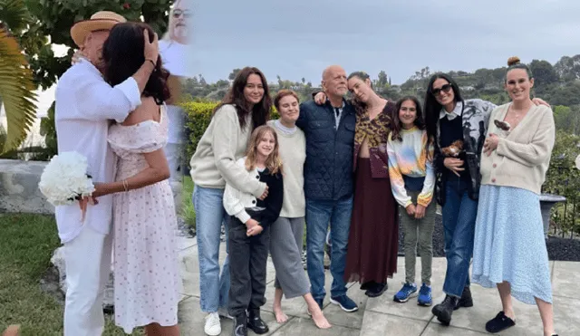 Bruce Willis y Emma cumplieron 10 años de casados. Foto: Composición LR/ Emma Heming / Instagram. Video: Emma Heming / Instagram
