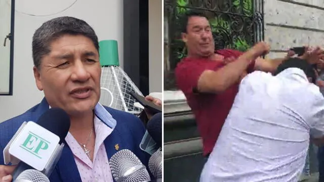 Alcalde Víctor Hugo Rivera se pronunció sobre el caso de Edwin Martínez. Foto: Composición LR