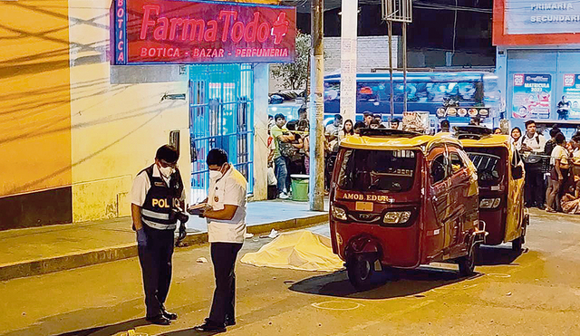 El escenario. El ataque ocurrió a la altura del paradero 2 de la avenida Canto Grande. Foto: Mary Luz Aranda/ URPI-LR