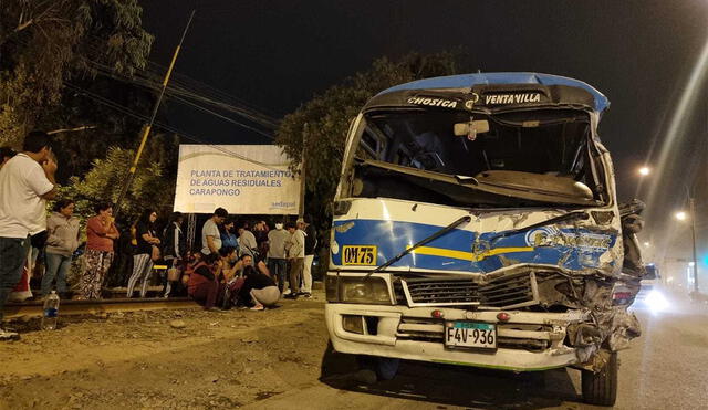 El lamentable accidente ocurrió en el paradero Lavadero, en la zona de Huaycán, en el distrito de Ate. VIDEO: URPI-LR