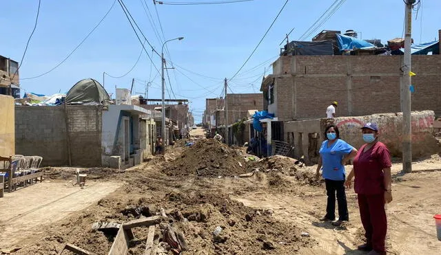 Más de 300 familias de Wichanzao lo perdieron todo tras las lluvias y huaicos. Foto: María Olivera