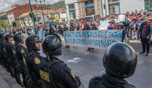 Tantacalla. Desalojo a más de 1000 comuneros aun no se notifica por parte del Poder Judicial. Foto: Miguel Gutiérrez/ cortesía